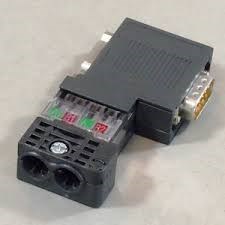 SIEMENS BUS CONNECTOR FOR PROFIBUS UP TO 12 MBIT/S 90 DEGREE ANGLE CABLE OUTLET, IPCD